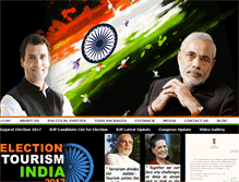 Tablet Screenshot of electiontourismindia.com